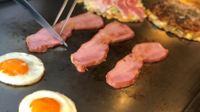 【楽天スーパーDEAL】朝食は鉄板焼ライブブッフェで大阪グルメも楽しめる！約40種類《朝食付き》